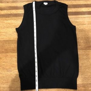 J. Crew sweater vest / Jackie shell black sz XS